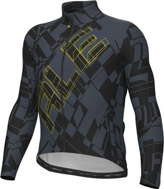 Al&eacute; Pragma Schema L/S Jersey Velotrikot f&uuml;r Herren | schwarz
