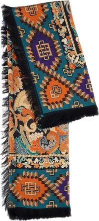 Pierre-Louis Mascia Vibrant Multicolour Scarf with Intricate Pattern