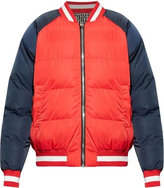 Balmain Piumino reversibile con cappuccio - Rosso