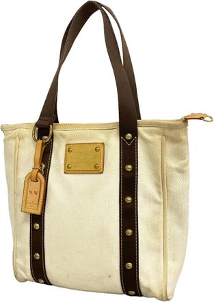 Louis Vuitton Ecru Tote Bag (Pre-Owned)
