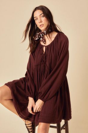 Nobody's Child Brown Axel Mini Dress