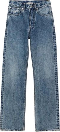 J.W.Anderson Straight Leg Denim Jeans - Heren - Regular Fit Jeans - Blauw - W32 - Denim - Jeans