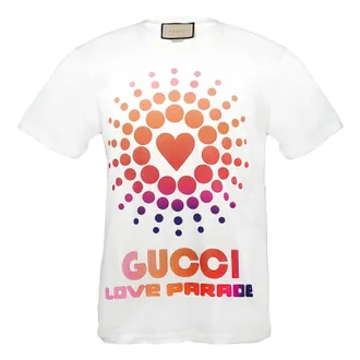 Gucci SS22 Gucci Love Parade print Tee White 548334-XJEMZ-9095