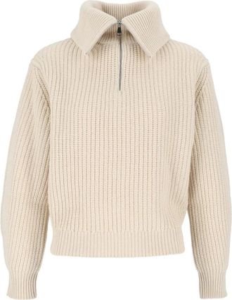 Max Mara Maglia-Canottiera-Top Laser - Dames - Truien - Beige - Maat: XS