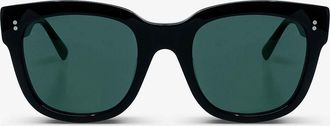 Messy Weekend LIV Black Green Womens Sunglasses Black Size 51