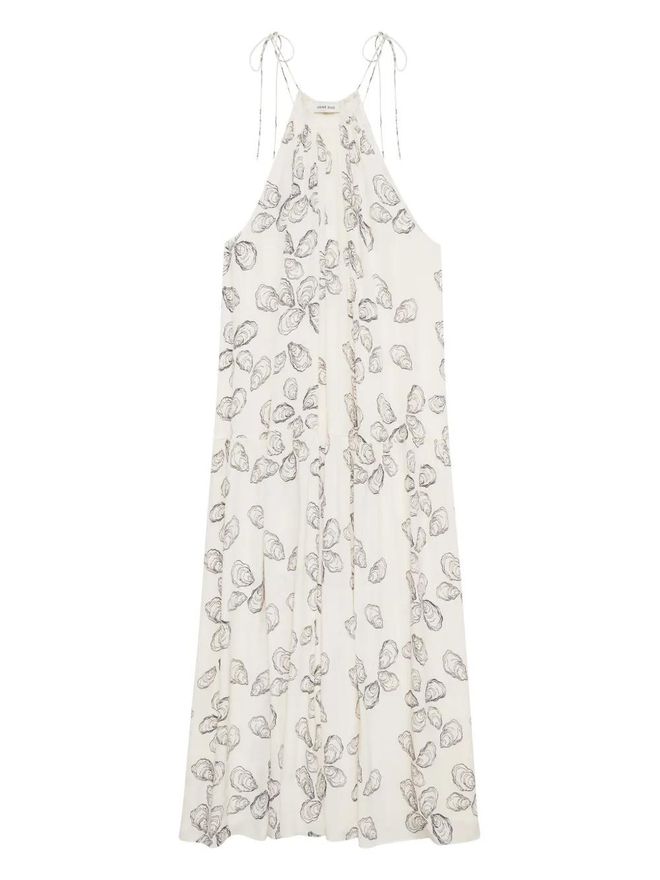 Santana dress - women - Viscose/Silk - M - White