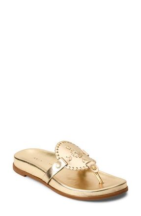 Jack Rogers Collins Sandal in Platinum at Nordstrom, Size 8.5