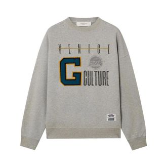 Golden Goose Sweatshirts, male, Gray, Size: XS Journey Sweatshirt