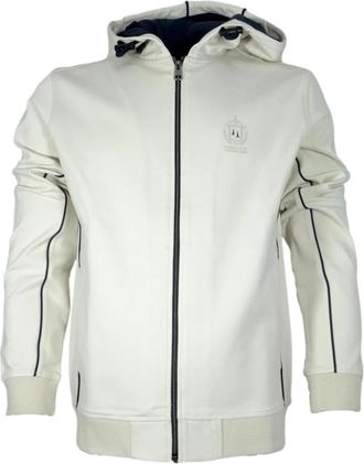 Aeronautica Tricolori Pijl Hoodie Wit Katoen - Heren - Winterjassen - Wit - L - Katoen - Jassen
