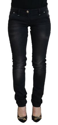 Acht Washed Cotton Skinny Women Casual blue Womens Jeans