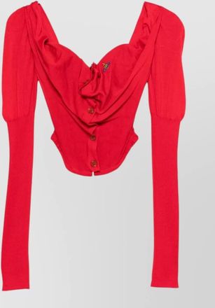 Vivienne Westwood silk wool long-sleeve blouse
