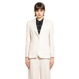 Max Mara Single-breasted Wool Piqu&eacute; Blazer