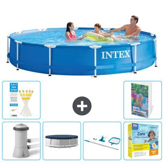Intex Piscina Con Estructura Redonda - 366x76 Cm - 7-piezas S202