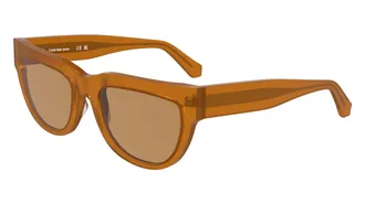 Calvin Klein Brown Cat Eye Ladies Sunglasses CKJ25600S 201 54