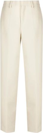 Closed Earls Straight Broeken - Dames - Straight fit broeken - Beige - W27 - Leer - Broeken