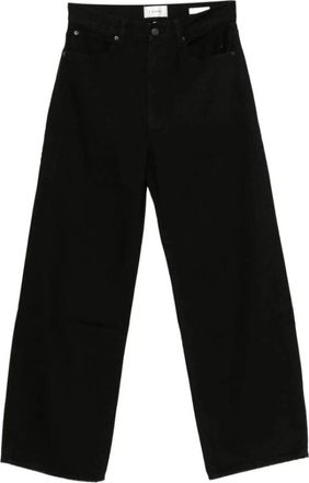 Frame Denim Wide Leg Jeans - Dames - Loose Fit Jeans - Zwart - W27 - Denim - Jeans