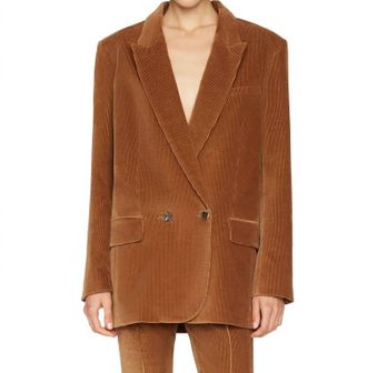 Frame Denim Di Cord Jacket In Camel