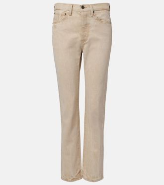 Khaite Finley cropped straight jeans