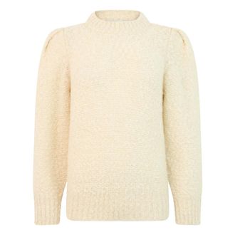 Isabel Marant Dames, Truien, Beige, Maat: S Wol