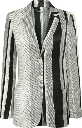Kiton Jacket Silk - Dames - Blazers - Grijs - M - Jassen