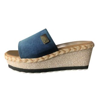 Generic Summer Sandals, Womens Beach Flip Flops & Pool Slides Wedge Sandal Boat Shoes Womens Mid Block Heels Ankle Cross Over Strappy Open Toe Walking Sandals