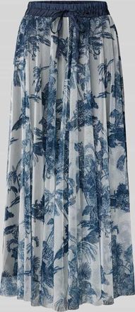 More & More More & More Maxirock aus Tüll mit elastischem Bund in Marine, Größe 34