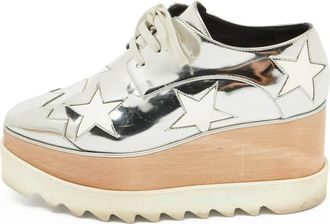 Stella McCartney 80mm Elyse platform sneakers - Metallic