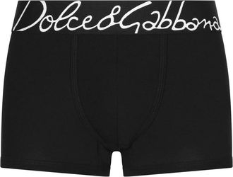 Dolce & Gabbana SIGNATURE LOGO BOXERS Size: 5, colour: BLACK