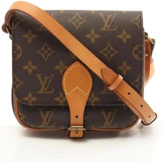 Louis Vuitton Pre-owned Cross Body Bags, female, Brown, Size: ONE SIZE Pre-owned Canvas shoulder-bags