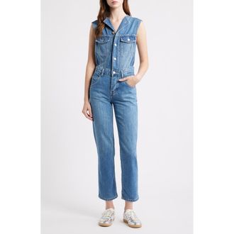 Free People All You Need Denim Jumpsuit in Bea Blue at Nordstrom Rack, Size 28
