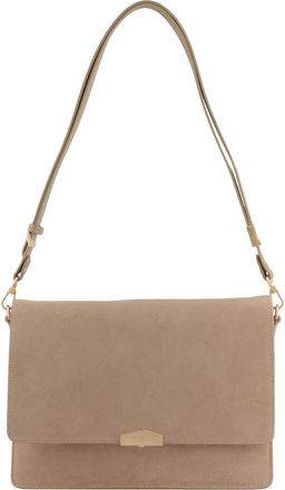 Pourchet Dames, Tassen, Beige, Maat: ONE Size Leer