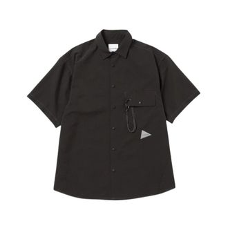 And Wander Ademend Shirt - Heren - Korte mouwen Overhemden - Grijs - S - Overhemden