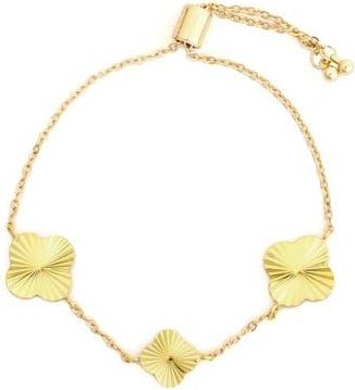 Panacea Clover Station Chain Bracelet in Gold at Nordstrom Rack