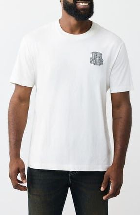 True Religion Burger Logo Tee in Winter White at Nordstrom Rack, Size X-Large