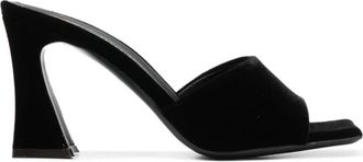 Giuseppe Zanotti Black Solhene Velvet Heels