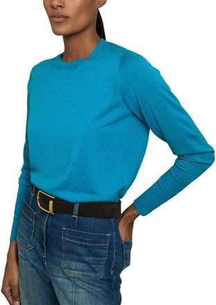 Reiss Wendy Crew Neck Silk & Cashmere-Blend Sweater