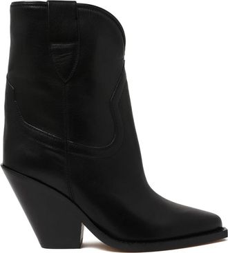 Isabel Marant Leyane Boots - Dames - Cowboylaarzen - Zwart - 38 EU - Leer - Schoenen