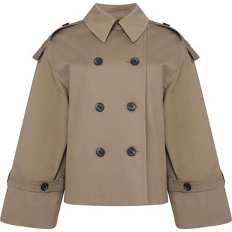 By Malene Birger Dames, Mantels, Beige, Maat: M Katoen