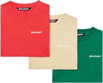 Palm Angels Multicolor 3-Pack Logo T-Shirts