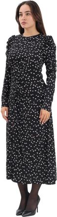 Mar De Margaritas Chloe Midi Jurk - Dames - Casual kleedjes - Zwart - XS - Kleedjes
