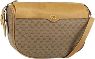 Gucci Pre-owned Shoulder Bags, female, Beige, Size: ONE SIZE Pre-owned Plastic Shoulder Bag