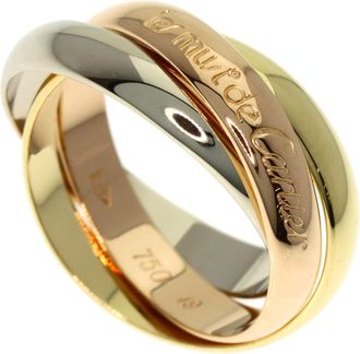 Cartier Yellow Gold (18K) Pink Gold (18K) White Gold (18K) Band Ring (Pre-Owned)