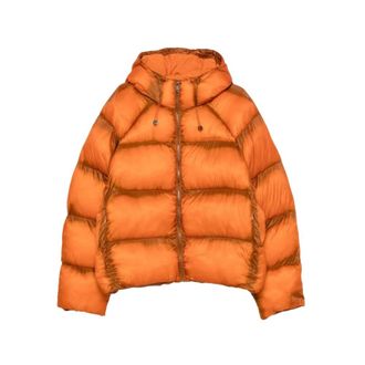Daily Paper Clothing Raglan Sleeve Dias Puffer Jas - Heren - Winterjassen - Oranje - M - Jassen