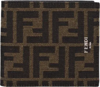 Fendi Wallets Männer Stoff braun