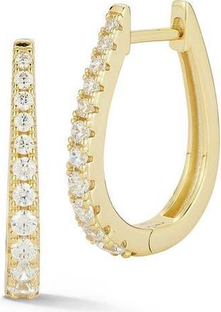 Glaze Jewelry Graduated Cubic Zirconia Hoop Earrings in Gold at Nordstrom Rack