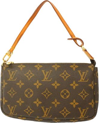 Louis Vuitton Brown Pouch (Pre-Owned)