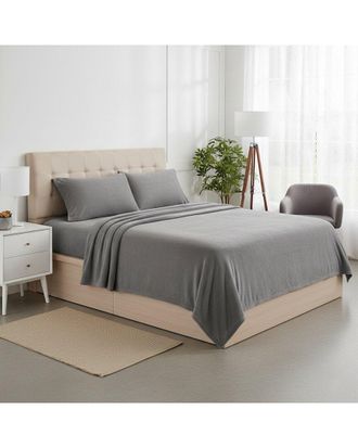 Luxury Home 4Pc Microplush Sheet Set