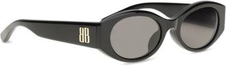 Balenciaga Womens Black Acetate Sunglasses