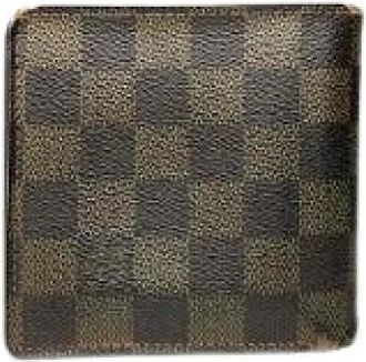 Louis Vuitton Pre-owned Wallets, female, Brown, Size: ONE SIZE Pre-owned Vintage Leather Wallet