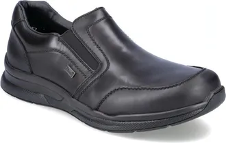 Rieker Gesloten Formele Zakelijke Schoenen - Heren - Loafers - Zwart - 41 EU - Leer - Schoenen